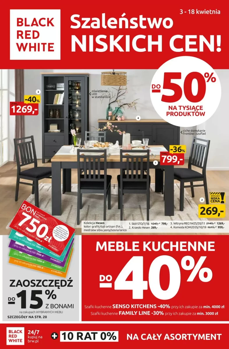 Gazetka Black Red White