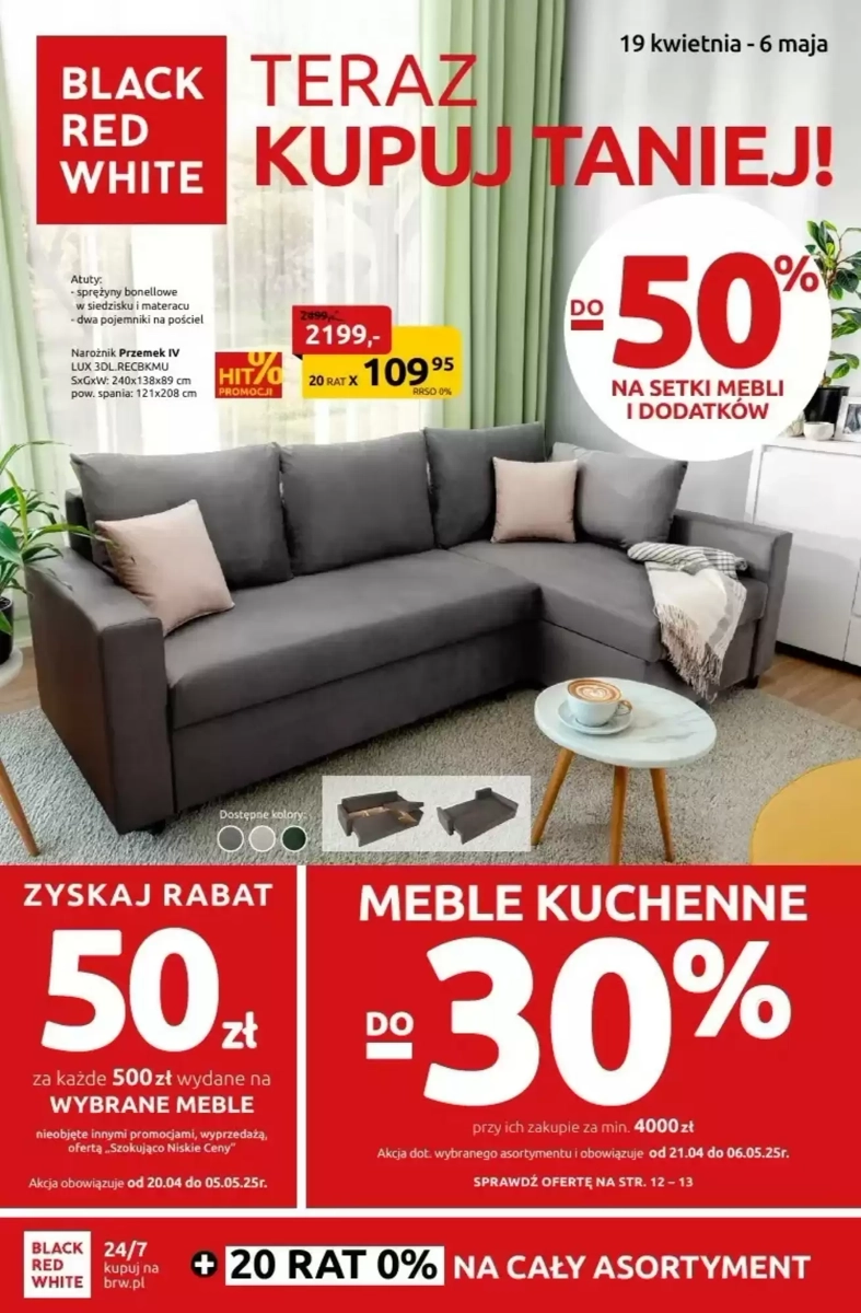Gazetka Black Red White