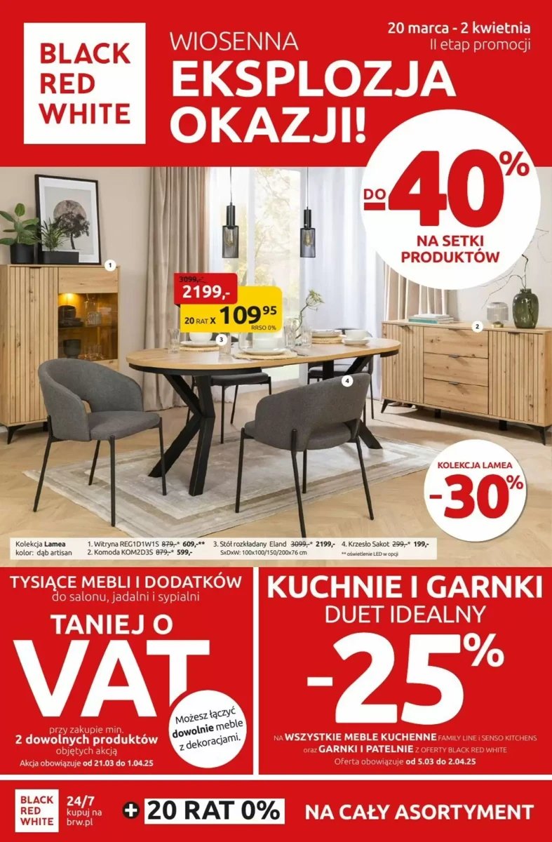 Gazetka Black Red White