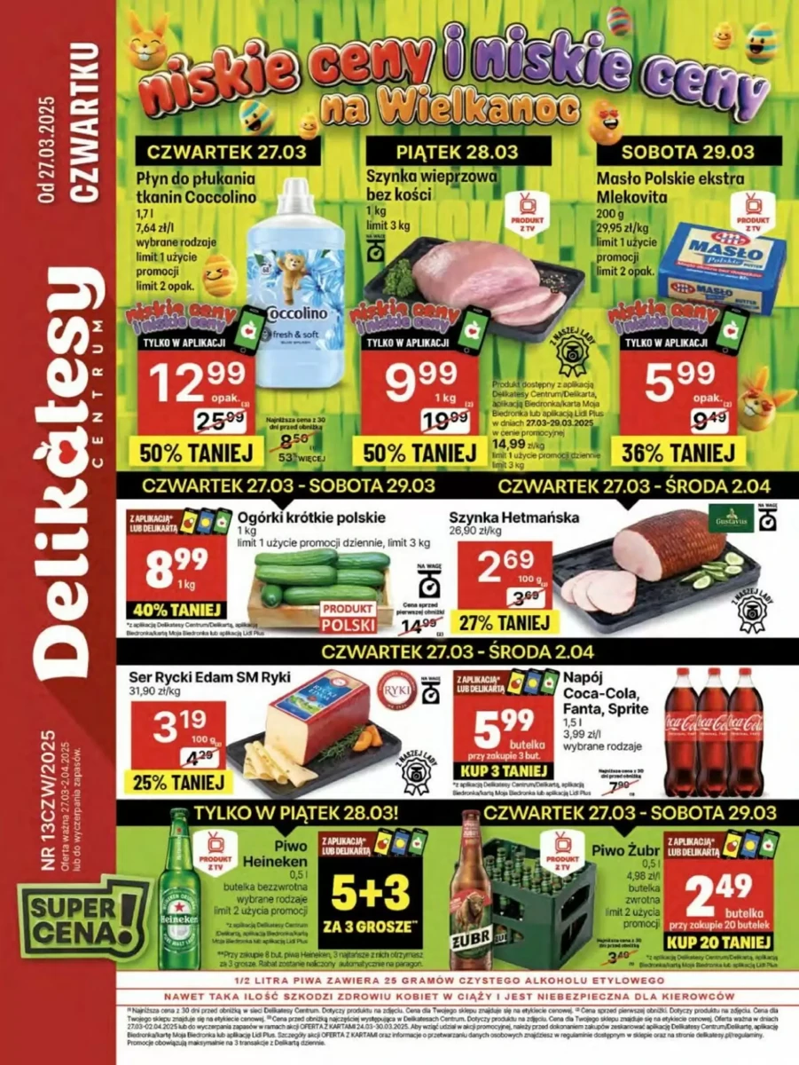 Gazetka Delikatesy Centrum