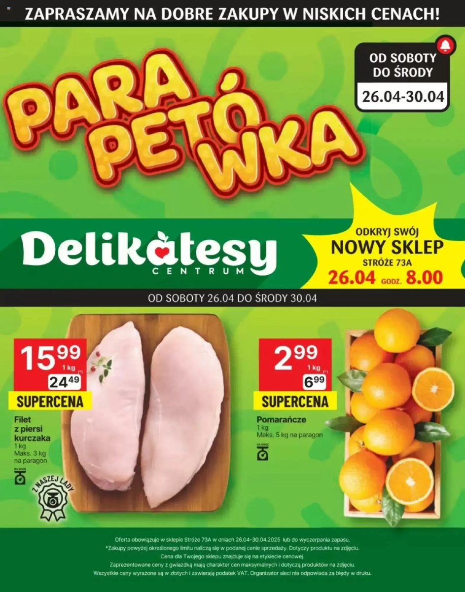 Gazetka Delikatesy Centrum