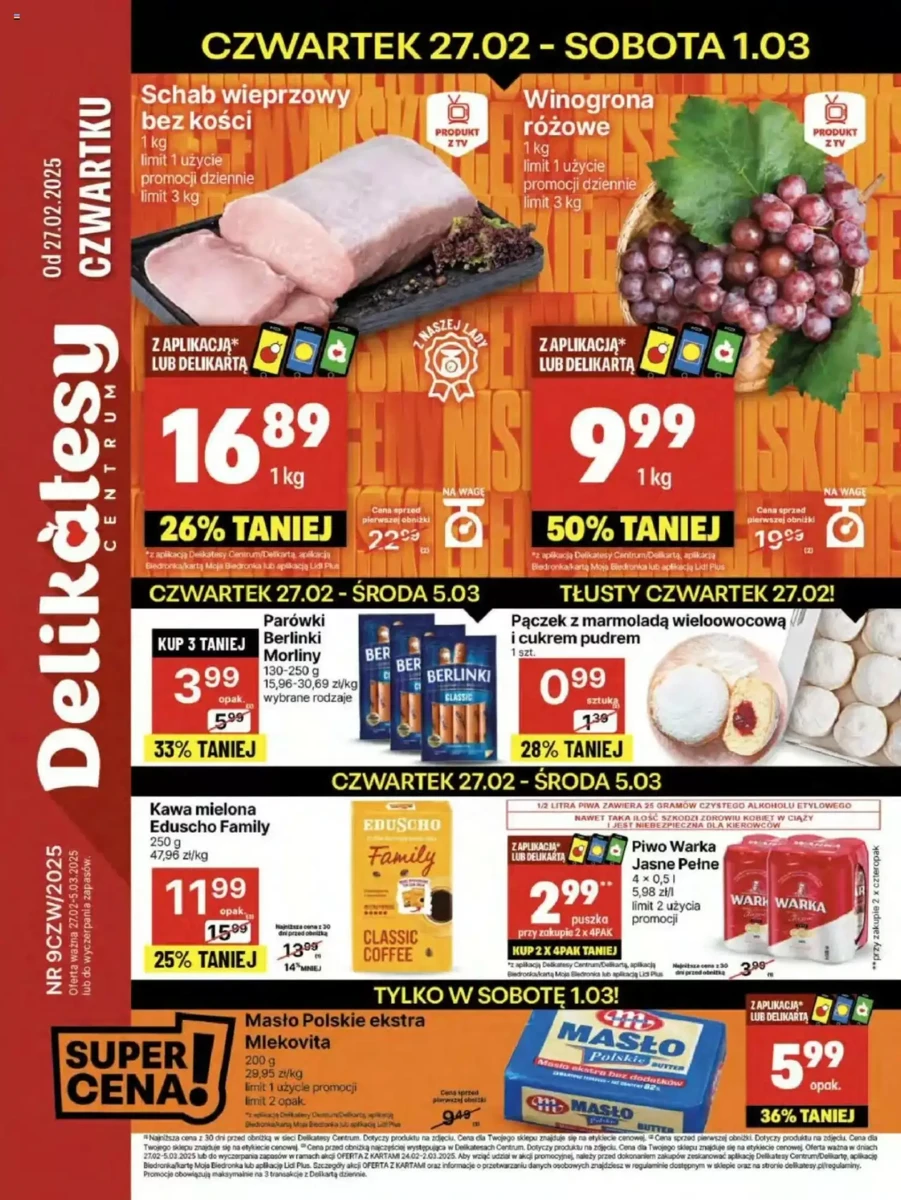 Gazetka Delikatesy Centrum